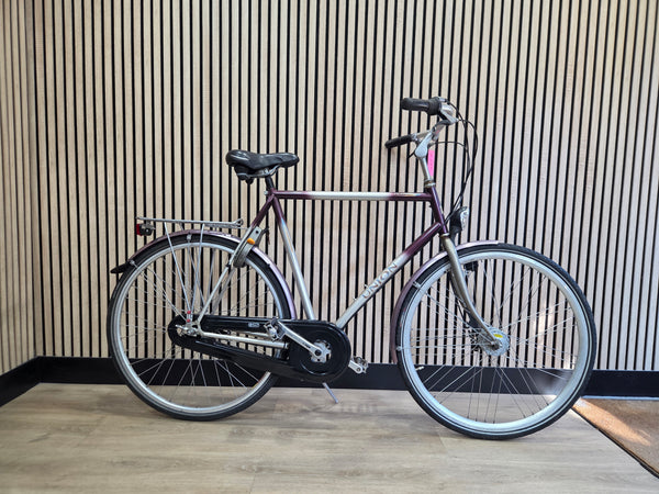 Union Flamingo Herenfiets – 61 cm – 6 Versnellingen – Grijs/Paars