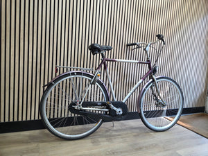 Union Flamingo Herenfiets – 61 cm – 6 Versnellingen – Grijs/Paars