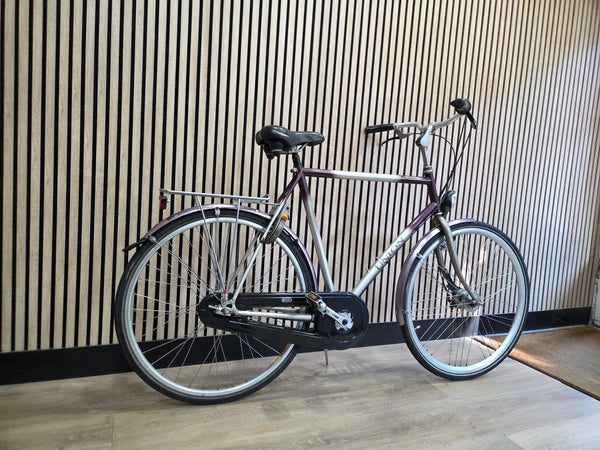 Union Flamingo Herenfiets – 61 cm – 6 Versnellingen – Grijs/Paars