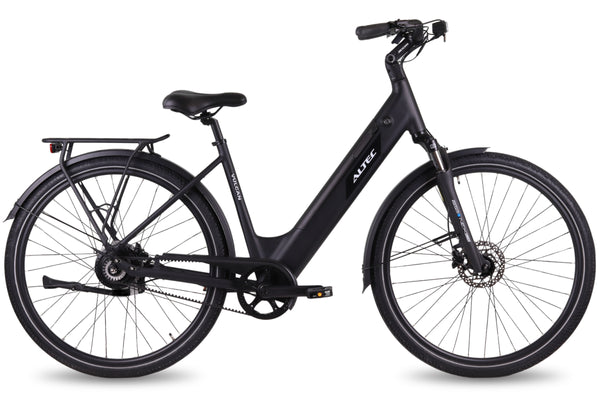 Altec Vulcan E-Bike 28 inch 50 cm 368 Wh Belt Drive Mat Zwart - foto 1