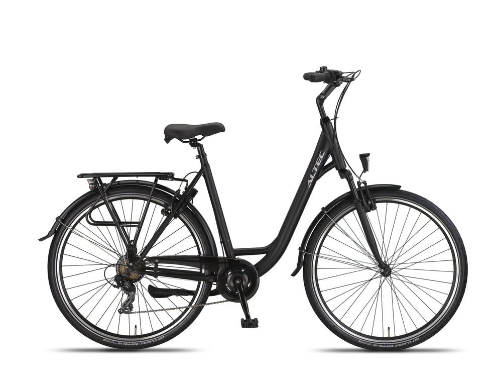 Altec Verona 28 inch Damesfiets 56 cm Mat Zwart - foto 1