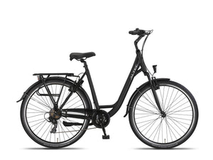 Altec Verona 28 inch Damesfiets 56 cm Mat Zwart - foto 1