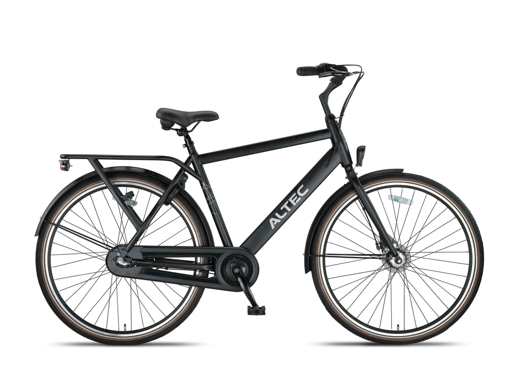 Altec Manta 28 inch Herenfiets Mat Zwart 55 cm - foto 1