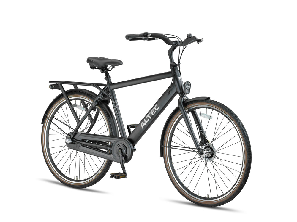Altec Manta 28 inch Herenfiets Mat Zwart 55 cm - foto 1