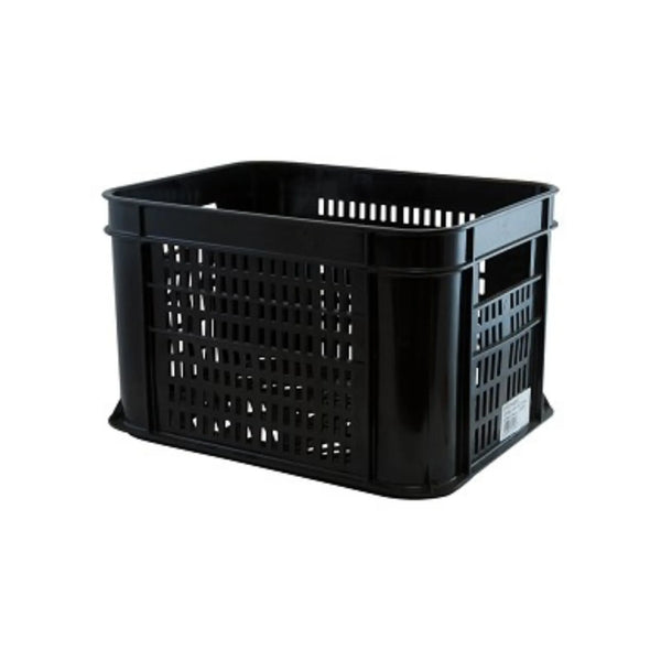 Crate PVC 30L Black 40x30x25 cm