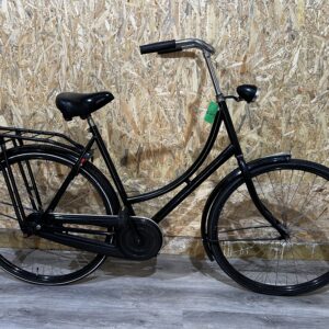 Tweedehands Damesfiets Zwart 28 inch 57 cm
